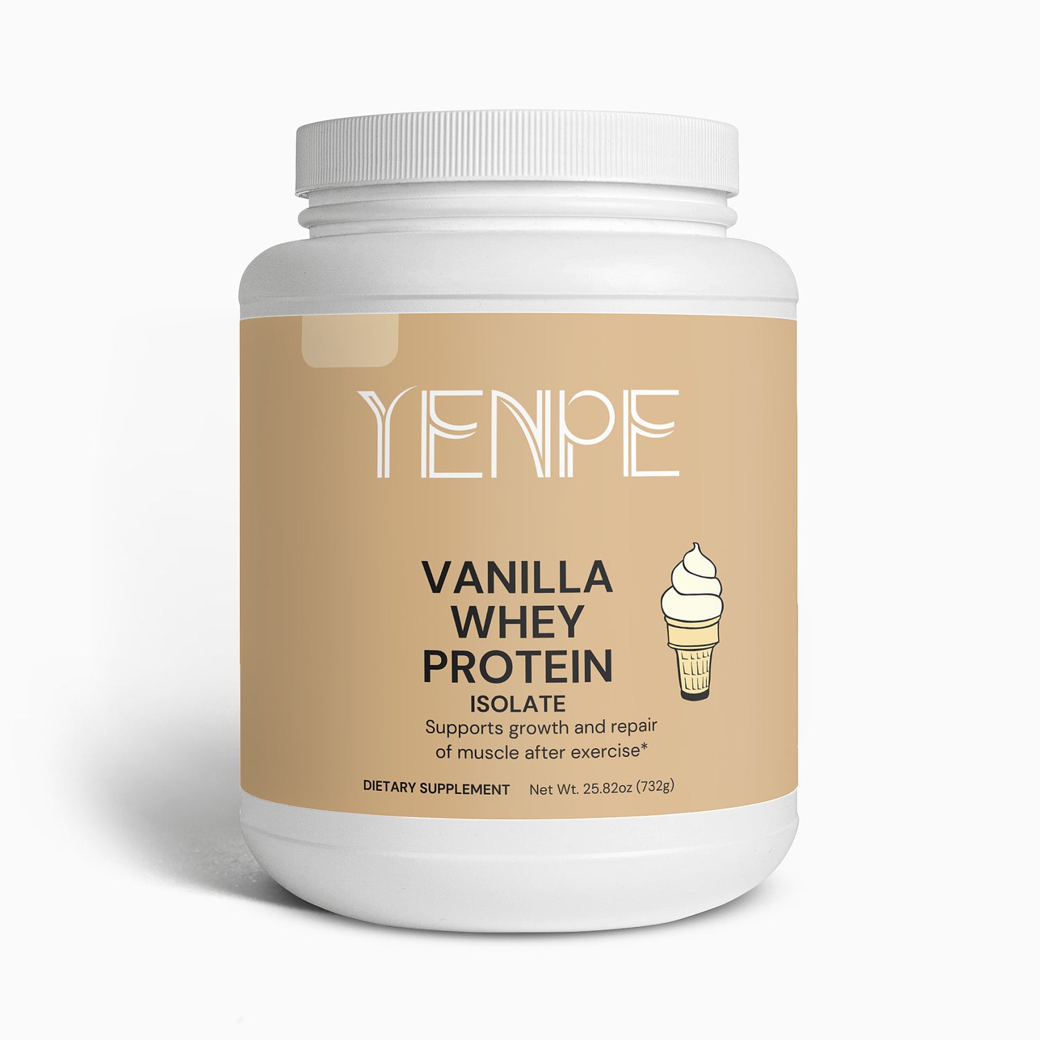 Out of Stock- end of July Whey Protein Isolate (Vanilla)