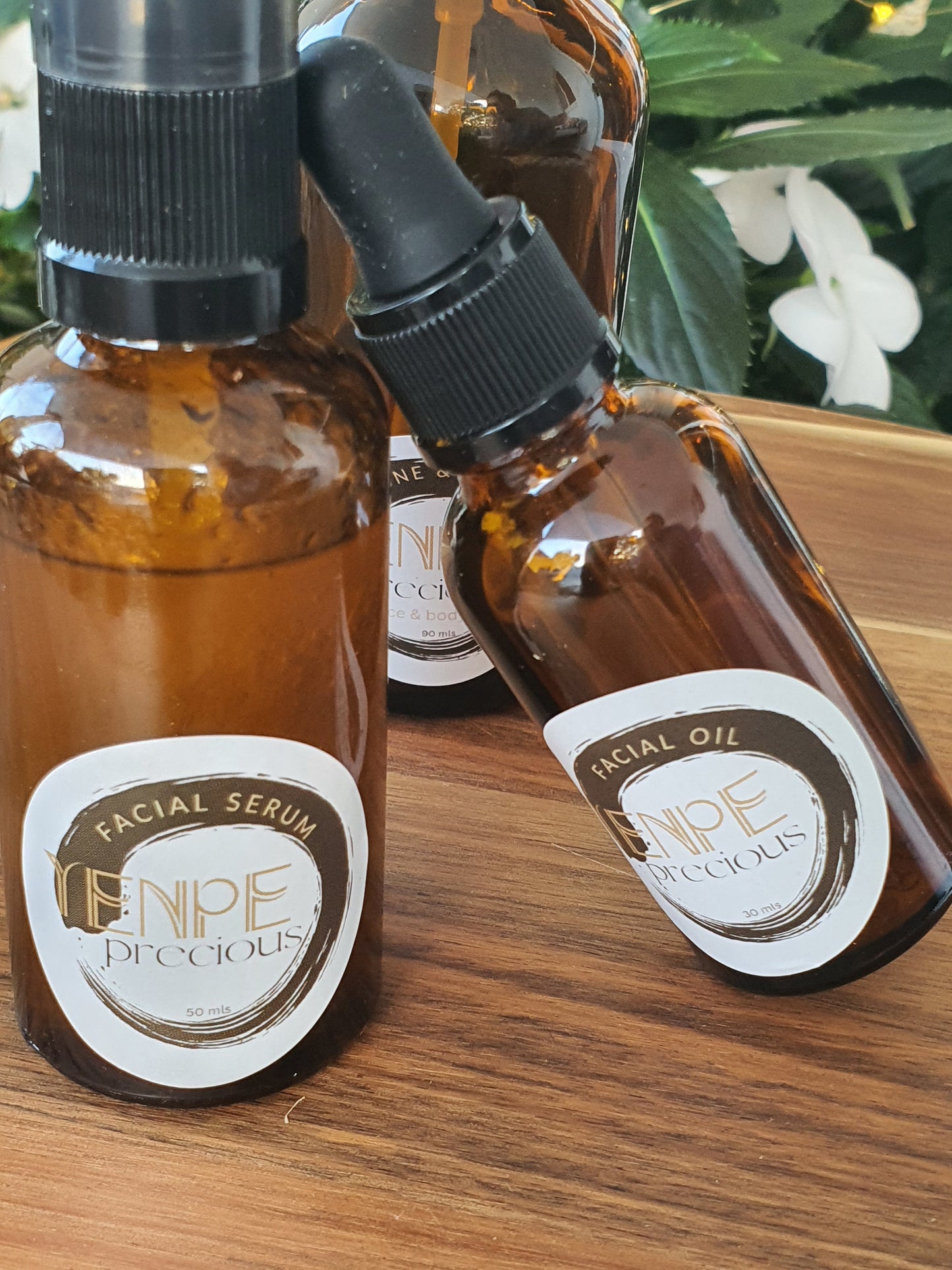 Precious  Serum and Facial Oil -  For both sensitive and youthful skin. Use Face Oil after your Serum or just use by itself at night.  Hand Made with Love